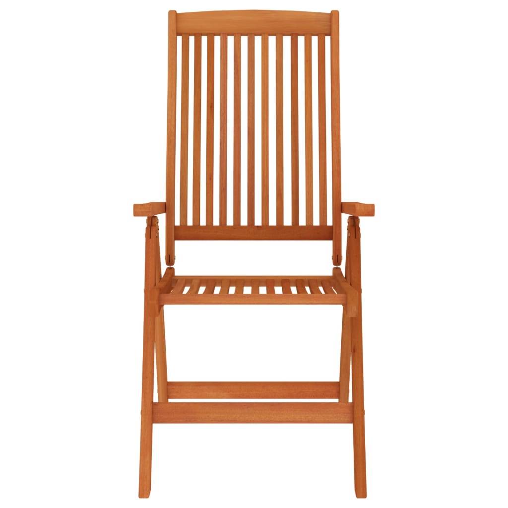 Chaises de jardin pliables Bois d'eucalyptus massif 58 x 71 x 112 cm - PANGIVO - Image 4