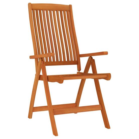 Chaises de jardin pliables Bois d'eucalyptus massif 58 x 71 x 112 cm - PANGIVO - Image 3