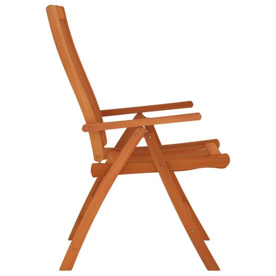 Chaises de jardin pliables Bois d'eucalyptus massif 58 x 71 x 112 cm - PANGIVO - Image 5