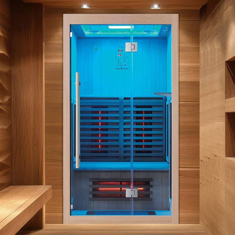 Sauna Infrarouge Boreal® Signature 110 à Spectre Complet - 110x110x205 - Image 1