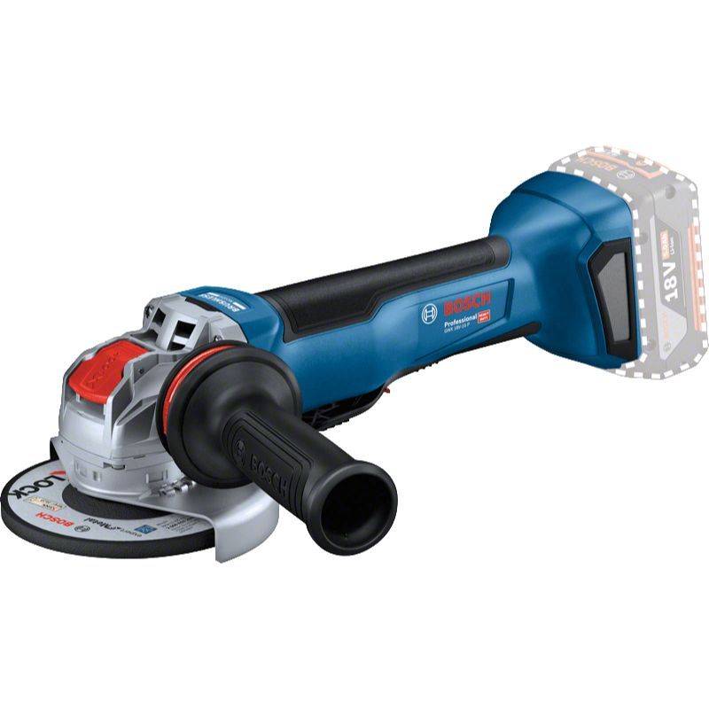 Bosch Professional - Pack 3 outils 18V - perforateur - perceuse-visseuse - meuleuse - BOSCH - avec 1 batterie 18V 4.0Ah + 1 batterie 8.0Ah - chargeur - L-Boxx - 0615990N2X - Image 4