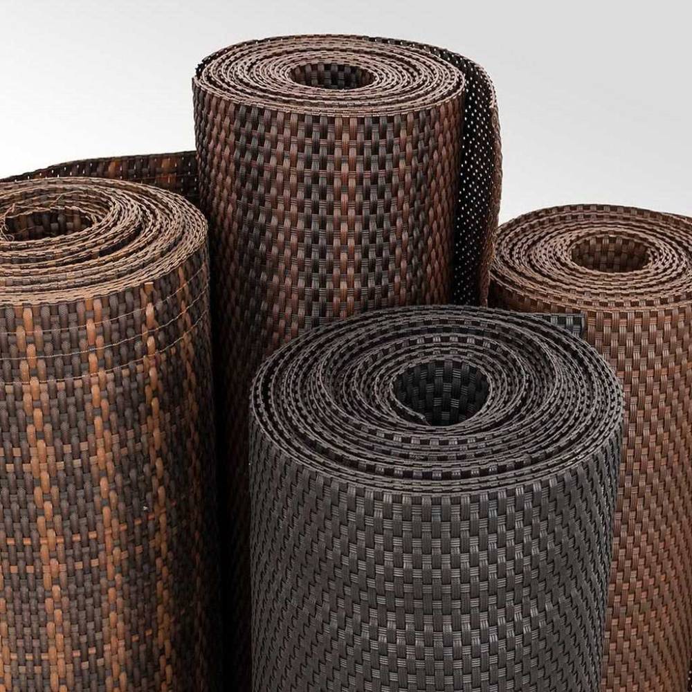 Rattan Art - Brise-vue en résine tressée avec oeillets métalliques coloris miel 0.9 x 3 m - Image 4