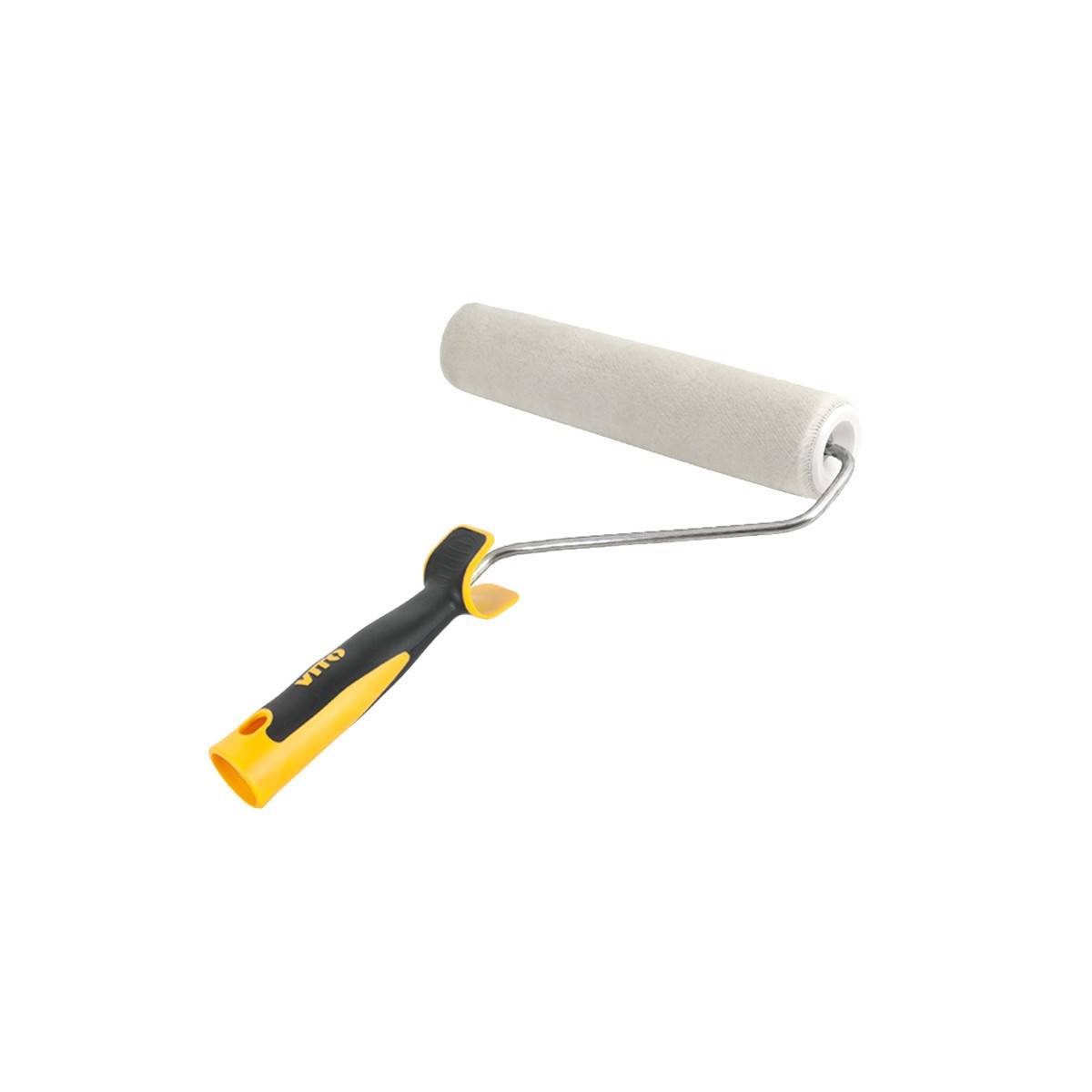 Kit 10 Outils Peinture 2 bacs peinture 2 rouleaux + 5 recharges + pinceau plat + ruban de masquage VITO - Image 4