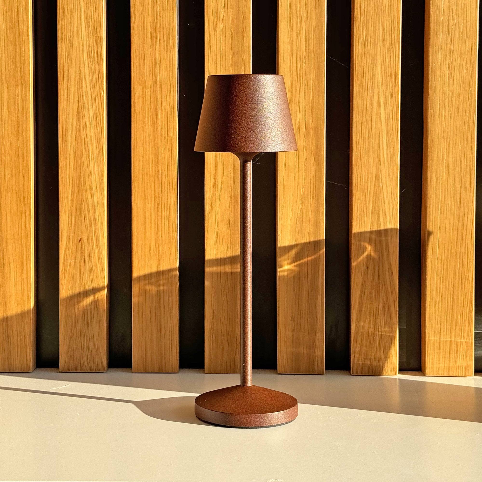 Lumisky - Lampe de table sans fil EMILY Rouille H25cm - Image 6