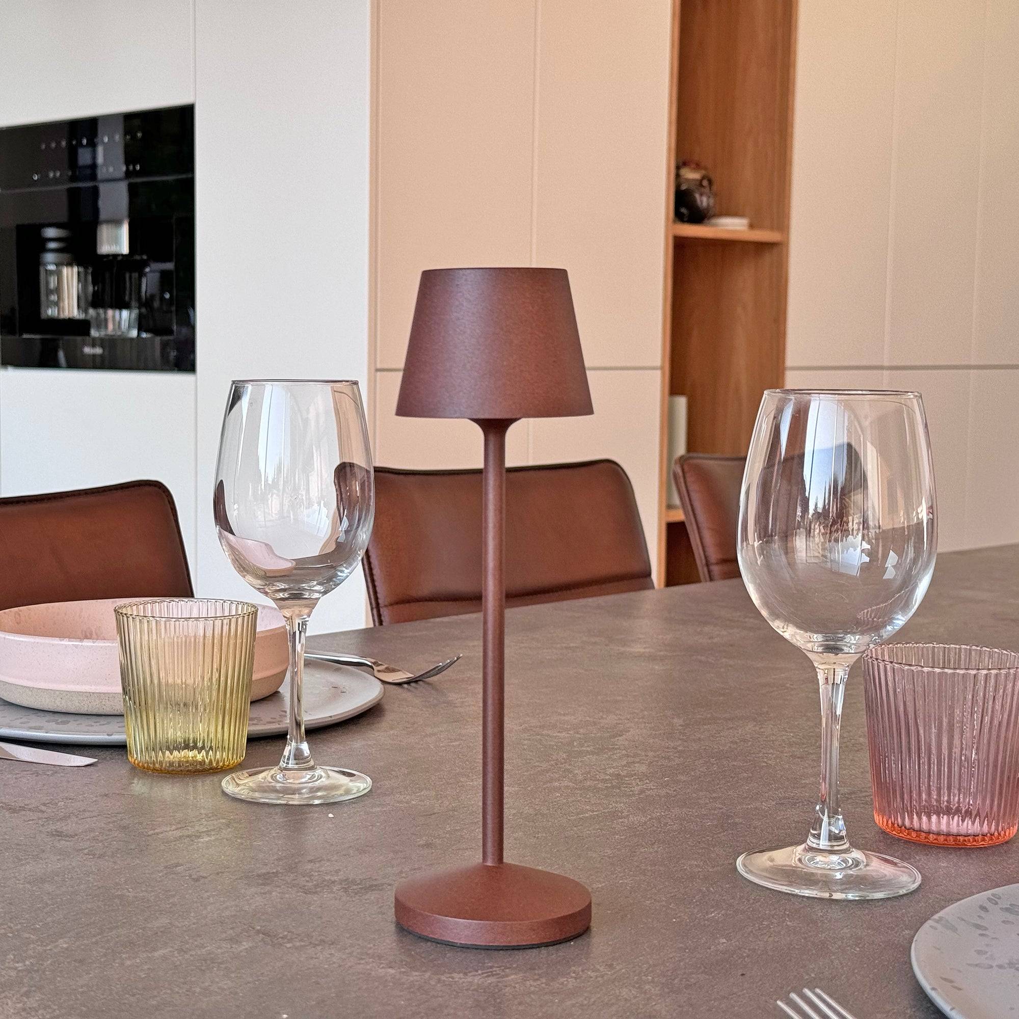 Lumisky - Lampe de table sans fil EMILY Rouille H25cm - Image 4