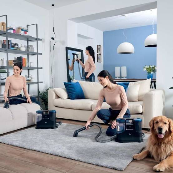Nettoyeur détacheur à eau portable HS500 011, 400 W, 10 000 Pa, réservoir 1,5 L, accessoires vitres, HOOVER - Hoover - Image 2