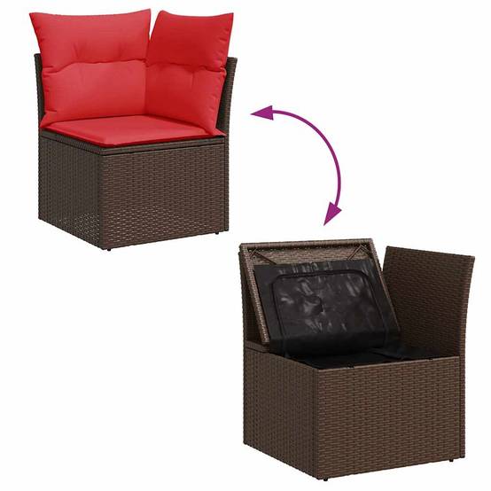 Banc Sophie-Caroline Naturel 55 X 62 X 69 cm 6-personnes - P95088N - Image 9