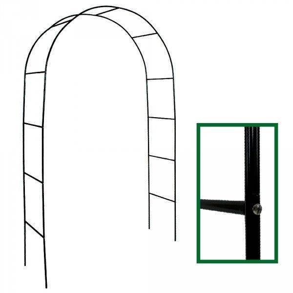 Helloshop26 - Arche arceau rosier treillis de jardin support 240 cm pour plantes grimpantes - Image 2