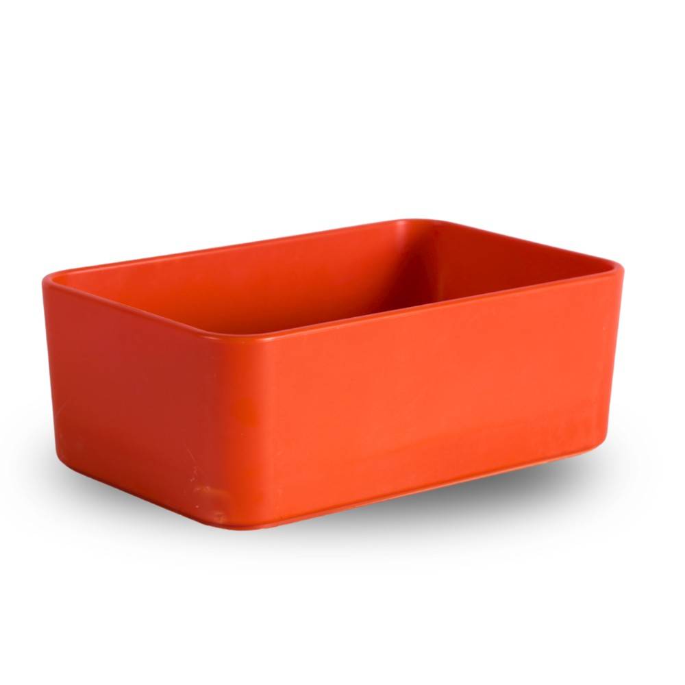 Chick'a - Mangeoire plastique rectangulaire simple rouge CHICK'A - Image 1