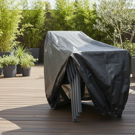 Autre - Housse pour chaises TITANIUM® Noir - 94 x 94 x 69 cm - Image 1