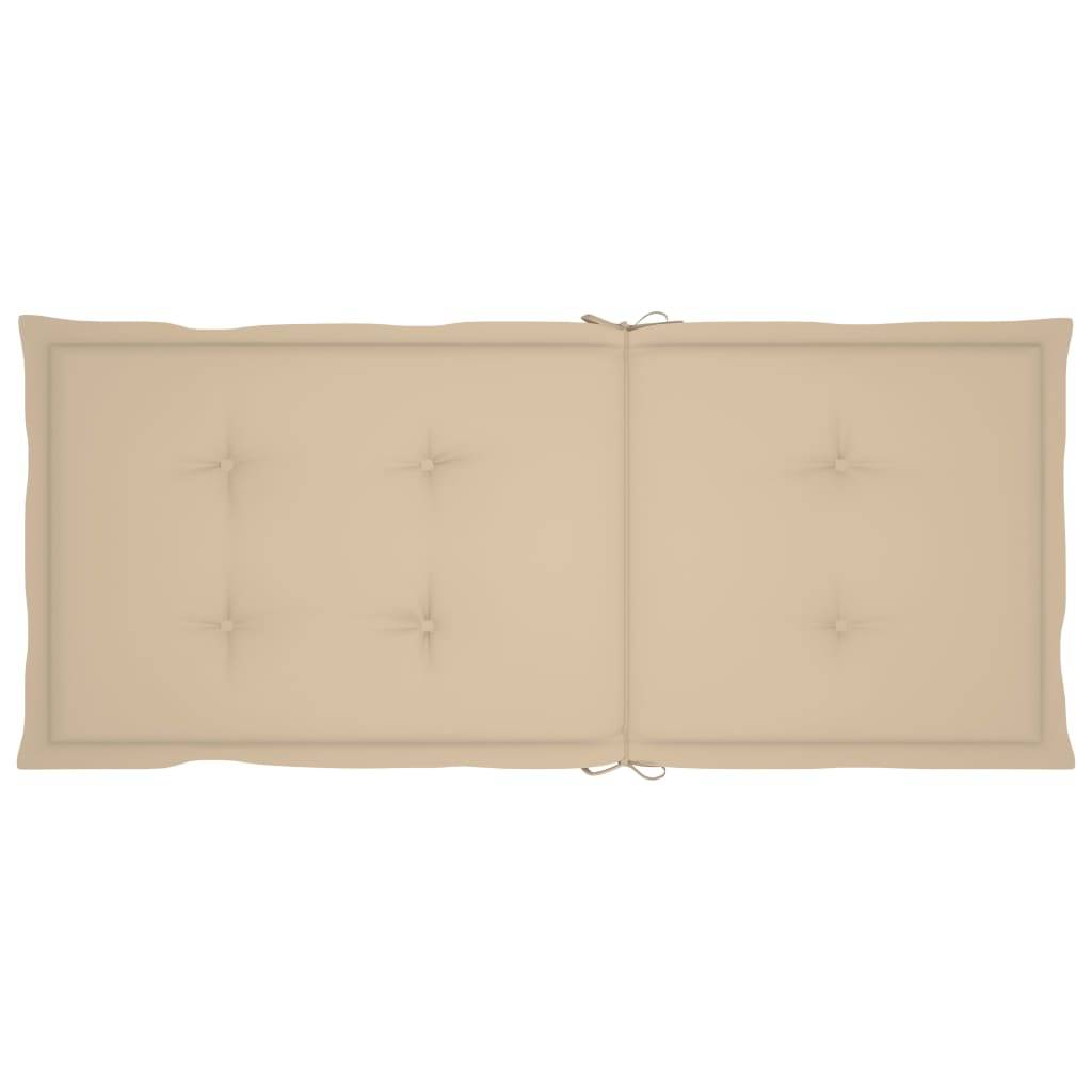 Vidaxl - Chaise à bascule avec coussins Gris Bois d'acacia massif vidaXL 3064212 - Image 7