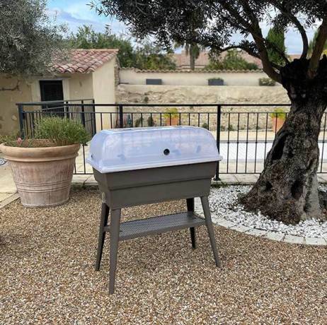 Mv Industries - Jardinière Calipso combi 40 litres, Couleur Gris/Gris Souris - Image 8