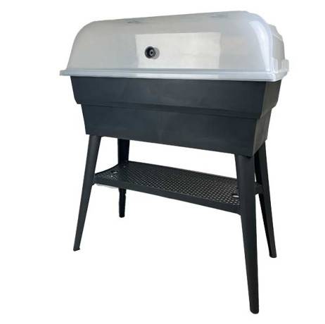 Mv Industries - Jardinière Calipso combi 40 litres, Couleur Gris/Gris Souris - Image 1