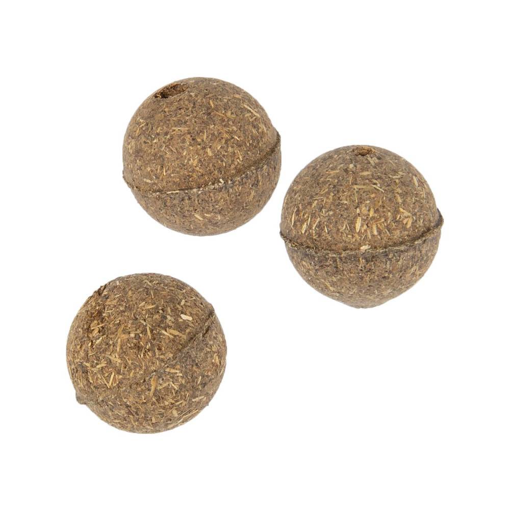 Flamingo - Lapin 14 cm gris beige+ 3 billes de Catnip jouet pour chat - Image 5
