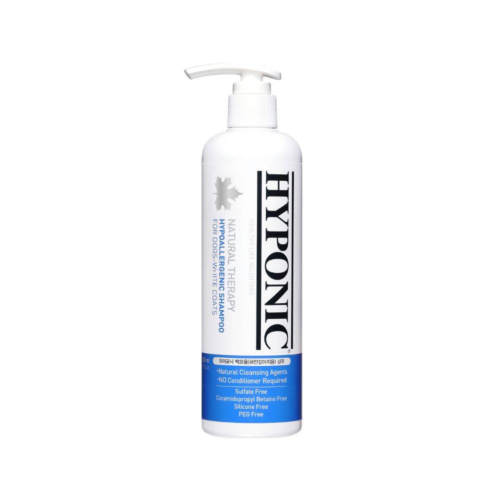 Shampoing pelage blanc hypoallergénique 300 ml HYPONIC - Image 1