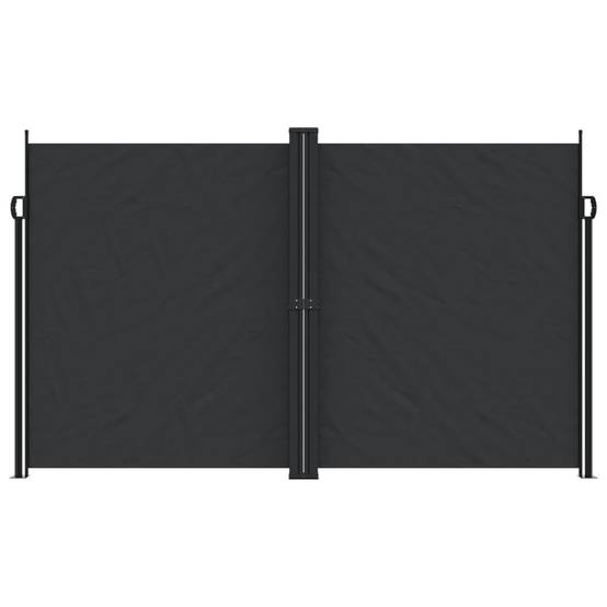 Store banne | Auvent latéral rétractable noir 200x600 cm Maison Chic - Image 3