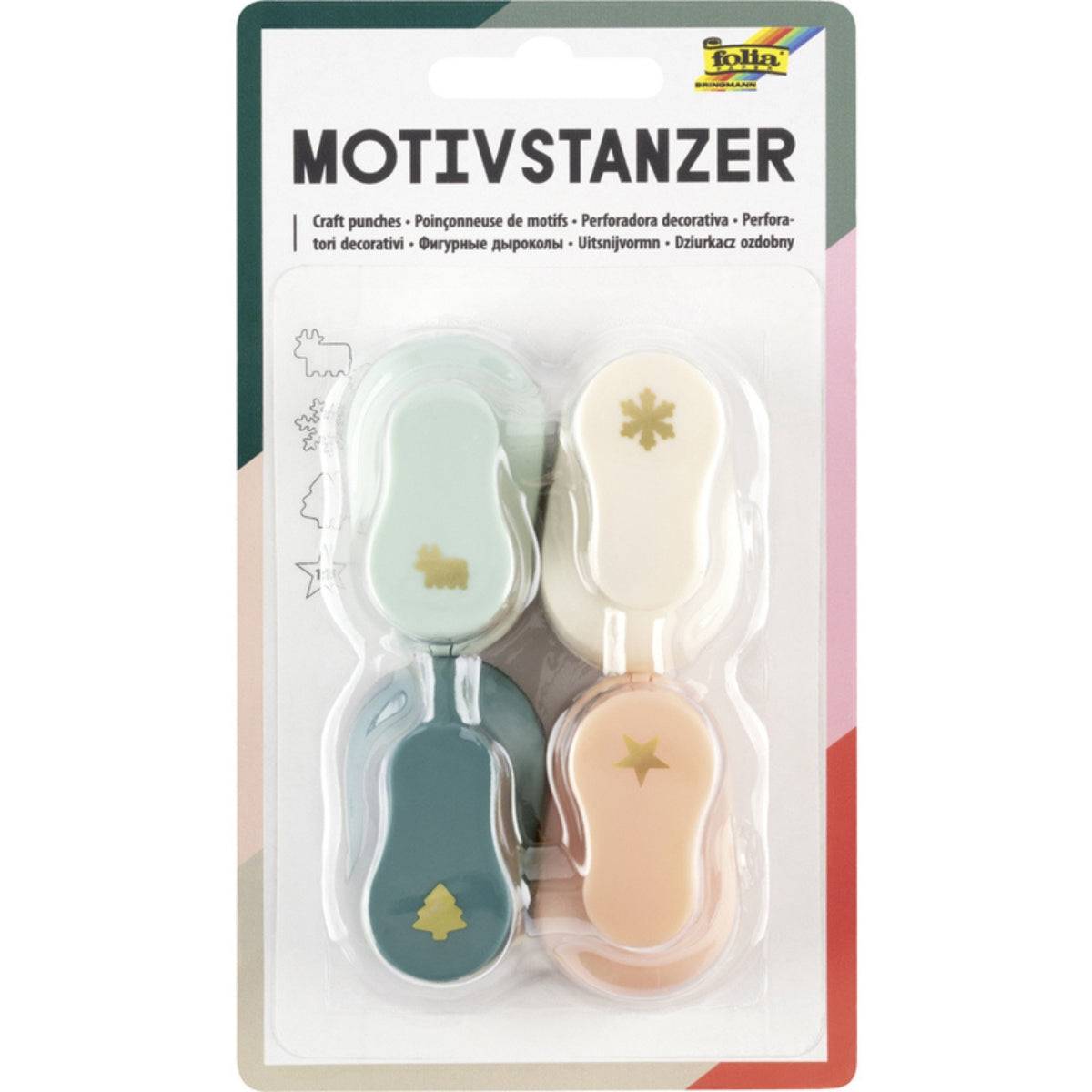 Autre - Lot de 4 Poinçonneuses à motifs Noël - Mes Courses En Vrac