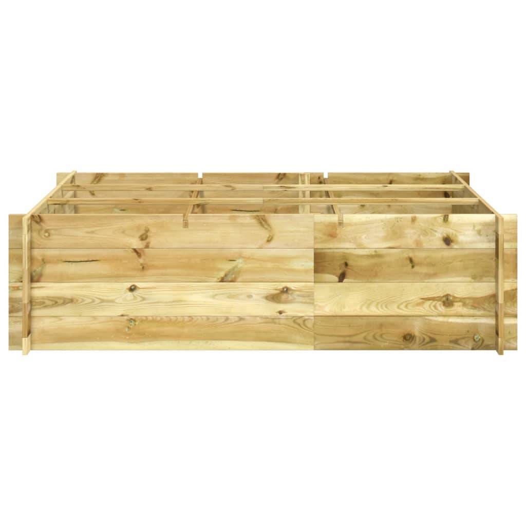 Vidaxl - Lit surélevé 150x100x40 cm bois imprégné vidaXL 41915 - Image 2