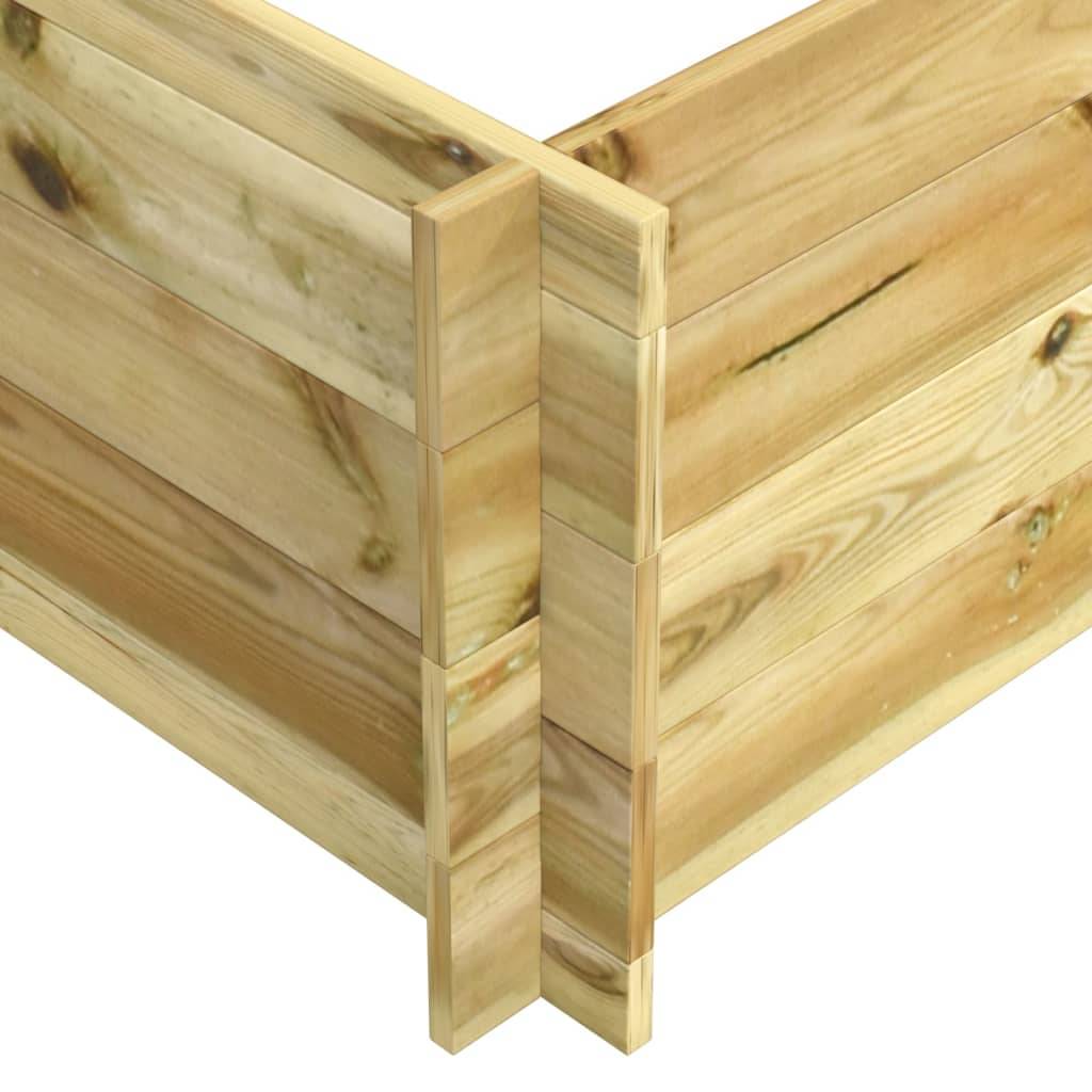 Vidaxl - Lit surélevé 150x100x40 cm bois imprégné vidaXL 41915 - Image 4