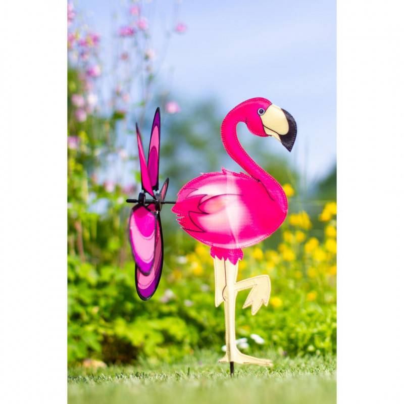 Girouette à planter -  HQ-  flamant rose - Image 3