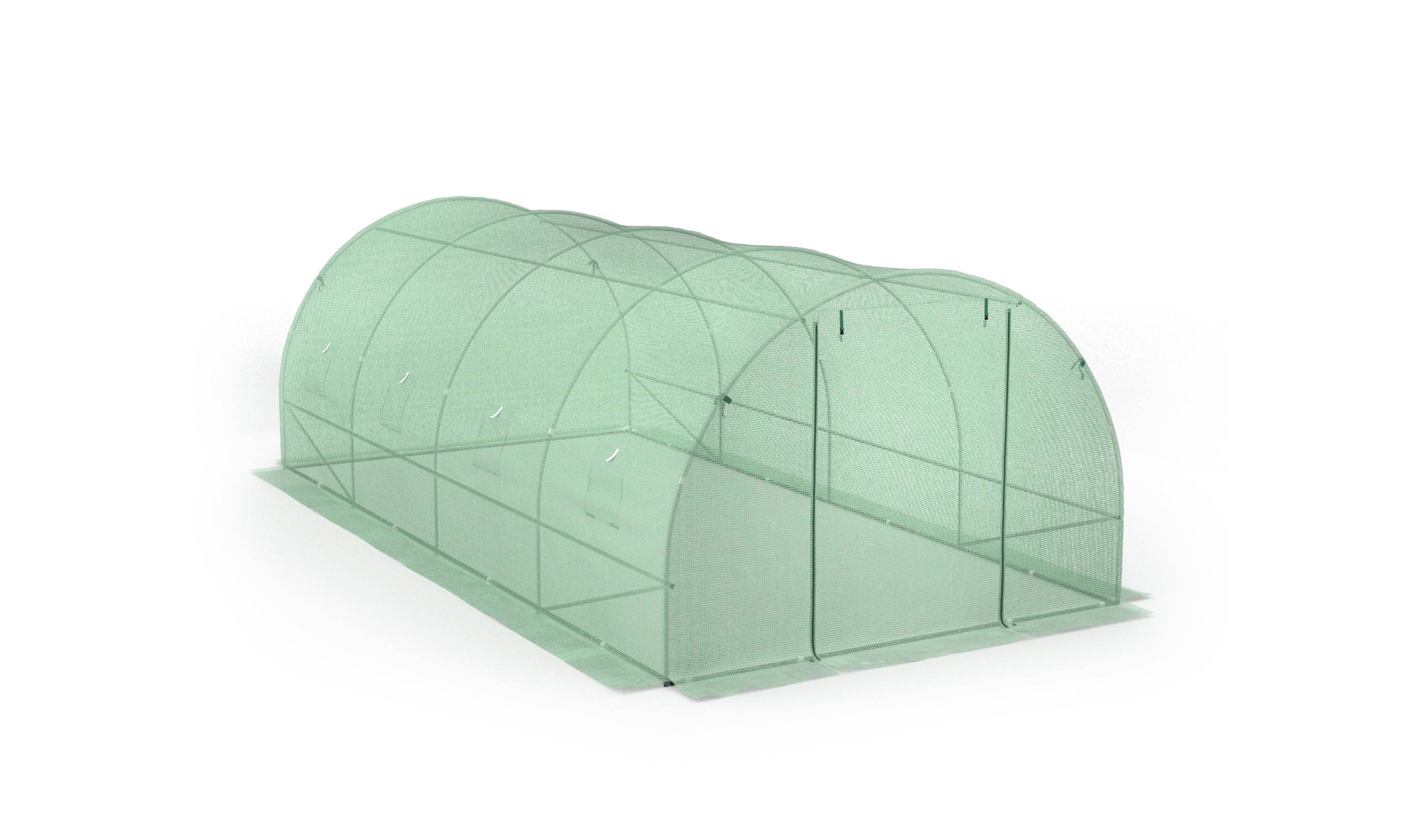 Serre tunnel de jardin - 18 M² en polyéthylène Renforcée - TERRE JARDIN - Image 6