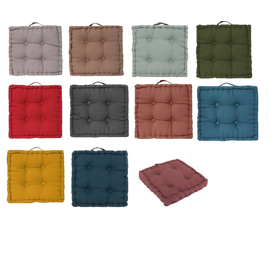 Coussin de sol 40 x 40 cm Horizon uni - Image 2