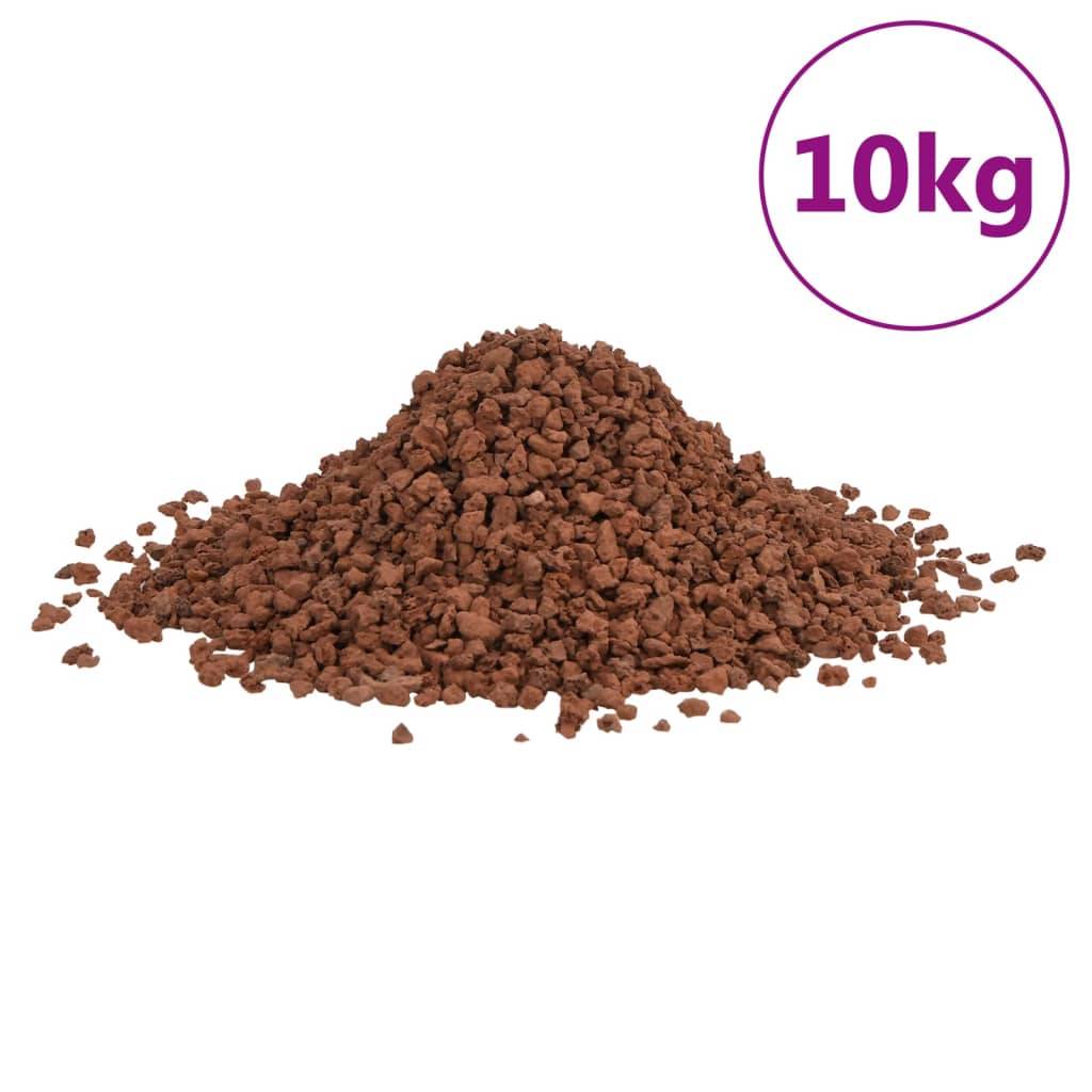 Roches Volcaniques pour Aquarium Jardin Substrat Filtrant 10 kg Rouge 5-8 mm - ComfortXL Outdoor Living - Image 2
