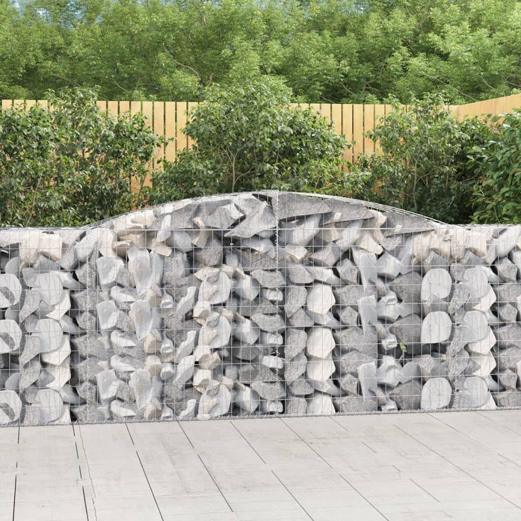 Vidaxl - Paniers à gabions arqués 25 pcs 400x50x100/120 cm Fer galvanisé vidaXL 3147007 - Image 1