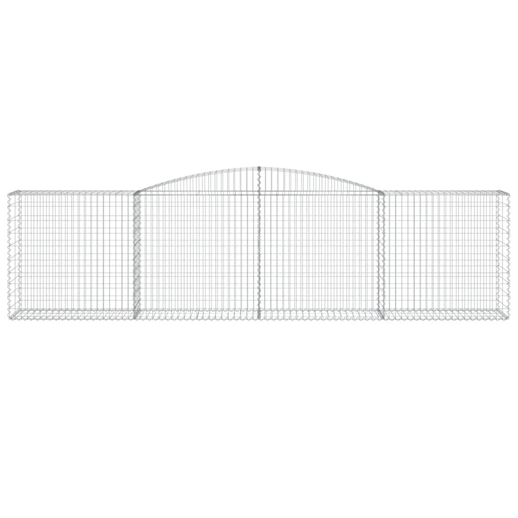 Vidaxl - Paniers à gabions arqués 25 pcs 400x50x100/120 cm Fer galvanisé vidaXL 3147007 - Image 5
