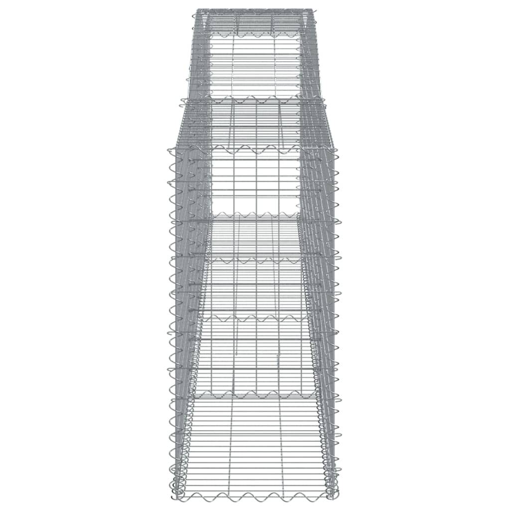 Vidaxl - Paniers à gabions arqués 25 pcs 400x50x100/120 cm Fer galvanisé vidaXL 3147007 - Image 6