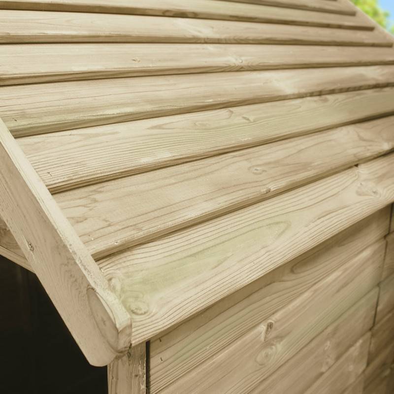 Soulet - Cabane en bois traité avec terrasse et banc HEIDI - Image 6