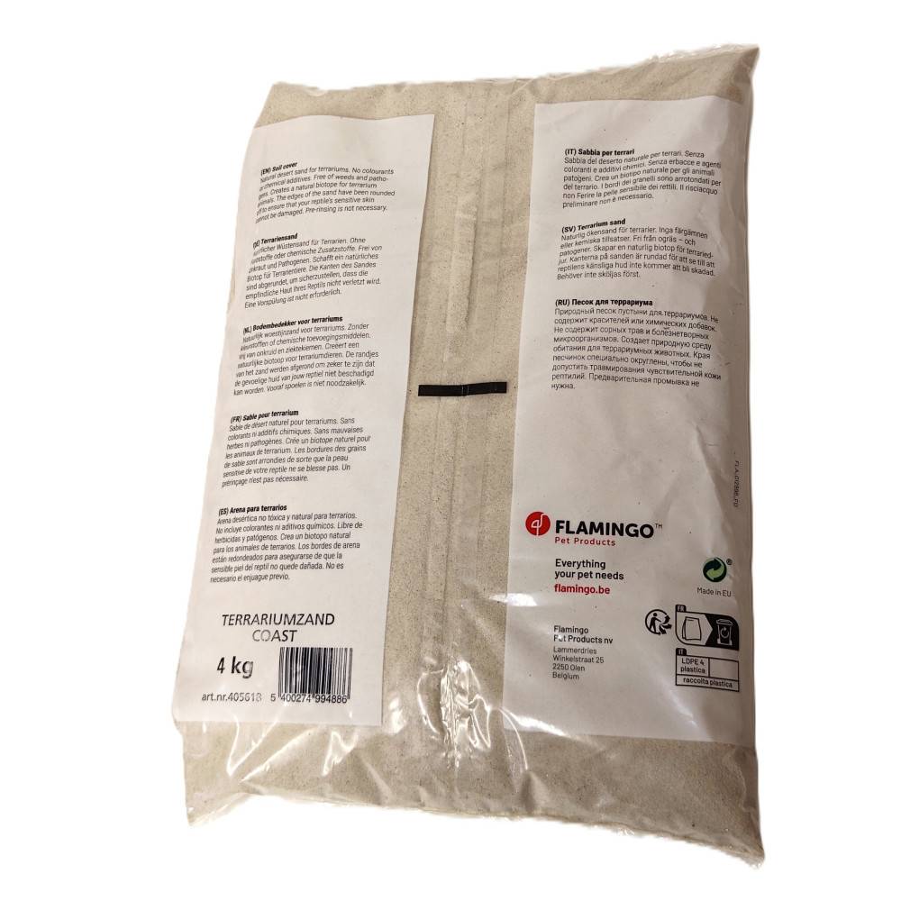 Sable pour terrarium Coast Blanc 0,2-0,6 mm sac 4 kg - Image 3