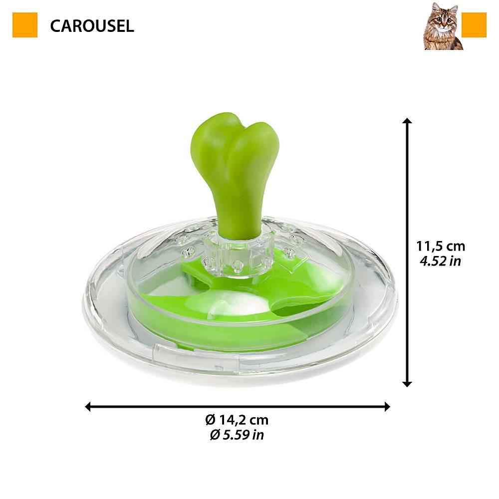 Ferplast - Jouet distributions récompense Ferplast CAROUSEL chiens chats activation mentale - Image 2