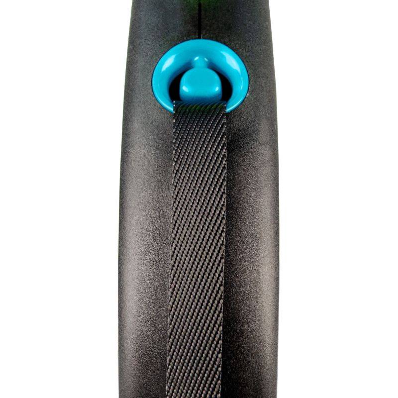Flexi - Laisse Black Design M Tape 5m black/ blue  FU22T5-251-S-CHBL Flexi - Image 2