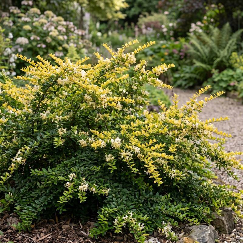 Chèvrefeuille arbustif (Lonicera nitida) - Godet - Taille 13/25cm - Pépinières Naudet