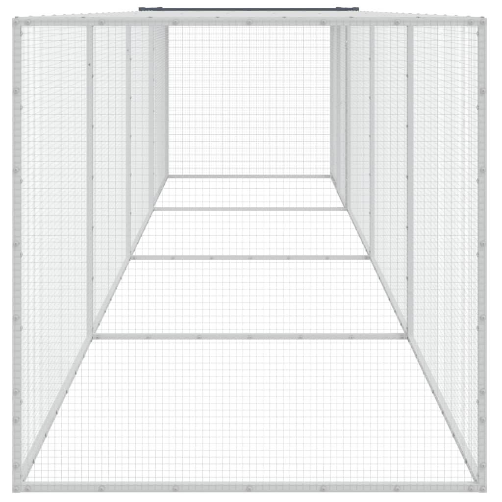 Vidaxl - Poulailler avec toit anthracite 403x98x90 cm acier galvanisé vidaXL 3189040 - Image 5