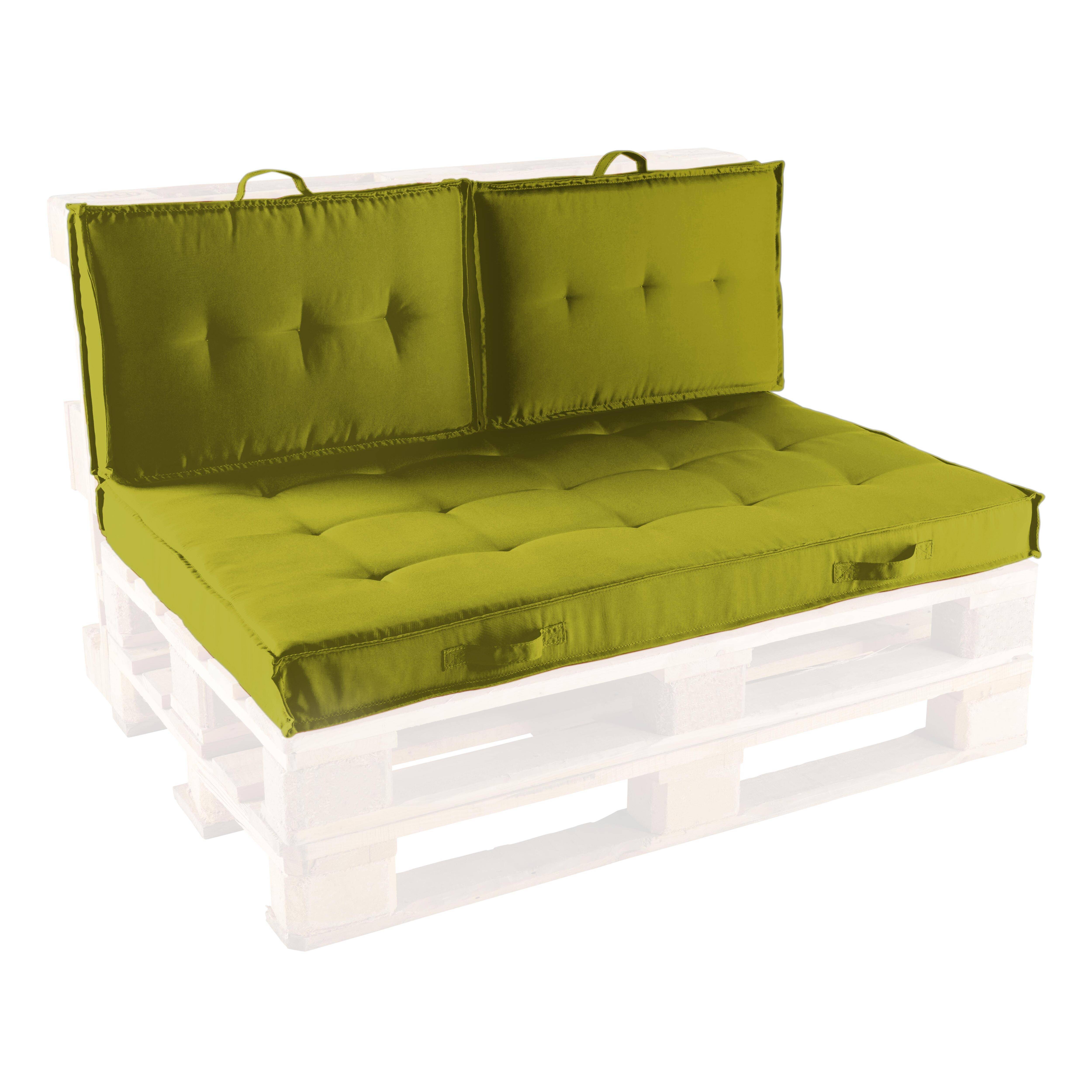 Oviala - Coussins pour palette matelassés vert
 Cuzco - Oviala - Image 1