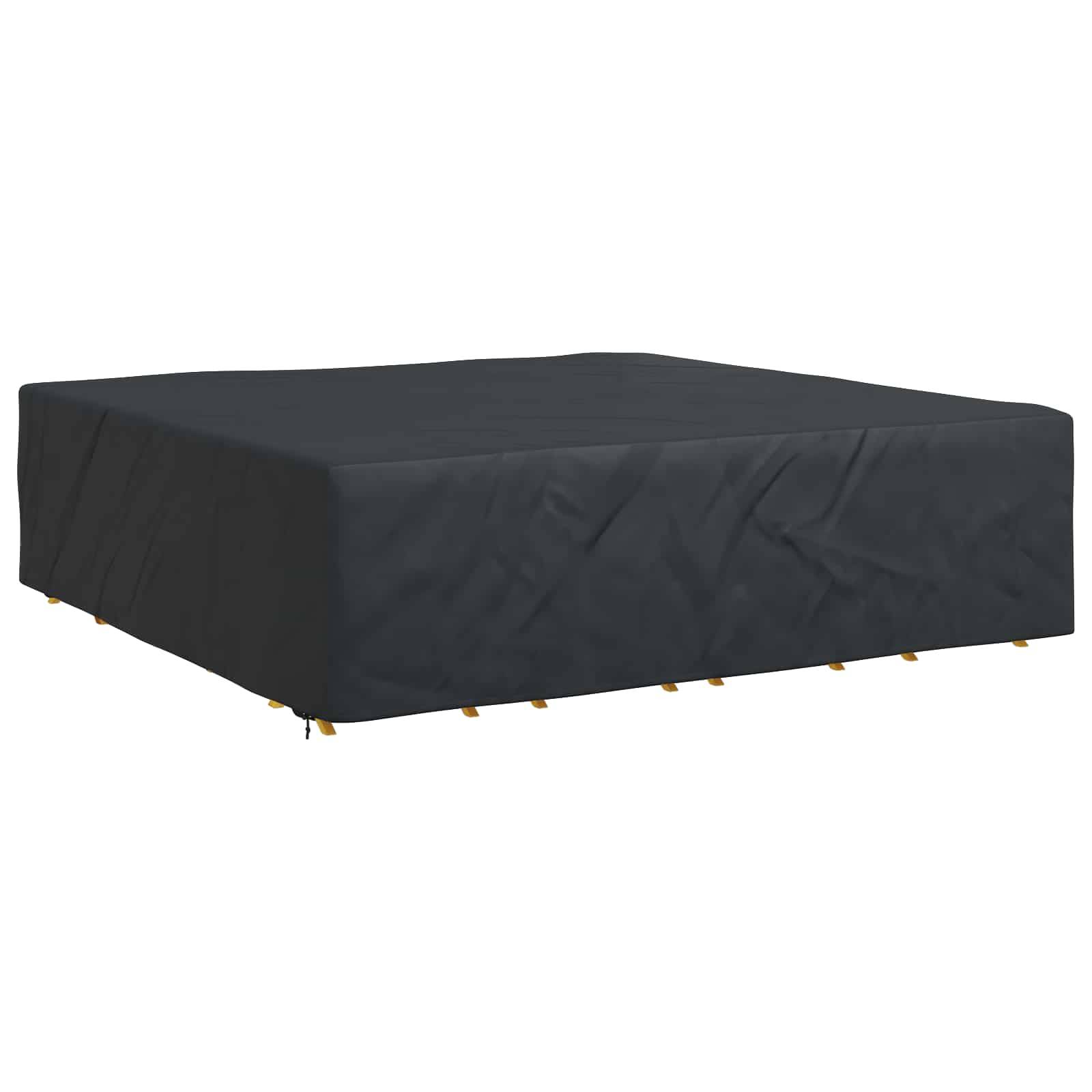 Housse pour meubles tissu 210D noir 260 x 260 x 70 cm - PANGIVO - Image 3