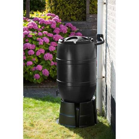 Récupérateur d'eau de pluie tonneau 120 ou 210 litres, Contenance 210 L, Socle Avec socle - Image 2