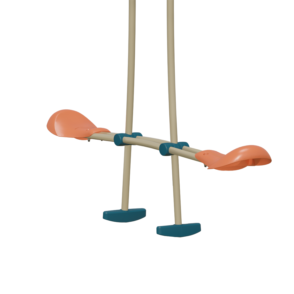 Trigano Jardin - Balançoire avec toboggan et face à face - ROMY - Aléo by Trigano - Image 9