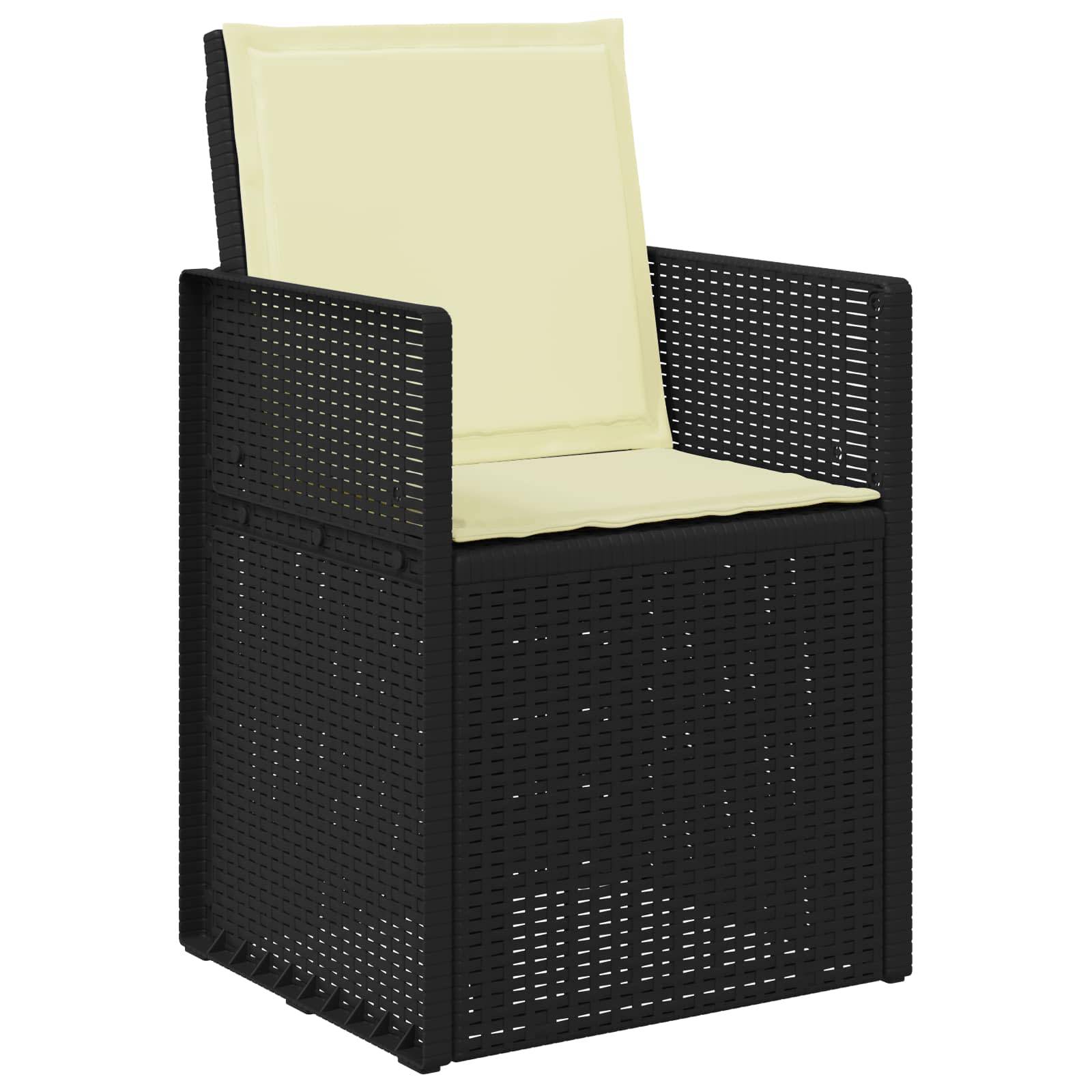 PANGIVO - Chaises de jardin PP anthracite et crème 53 x 47 x 88.5 cm - PANGIVO - Image 4