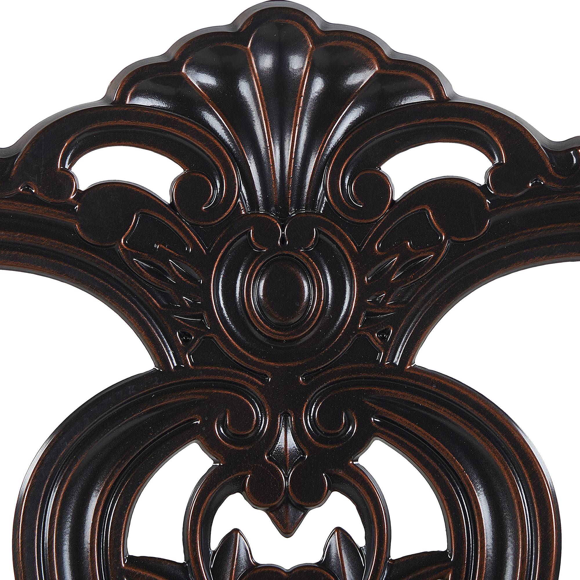 Beliani - Chaise de jardin Aluminium Marron foncé BOVINO - Beliani - Image 7