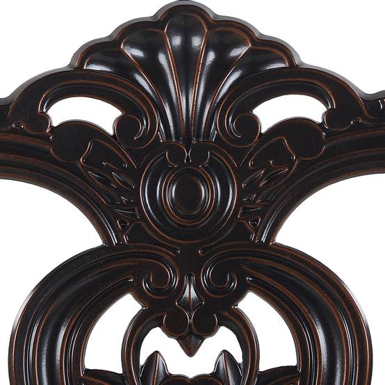 Chaise de jardin Aluminium Marron foncé BOVINO - Beliani - Image 6