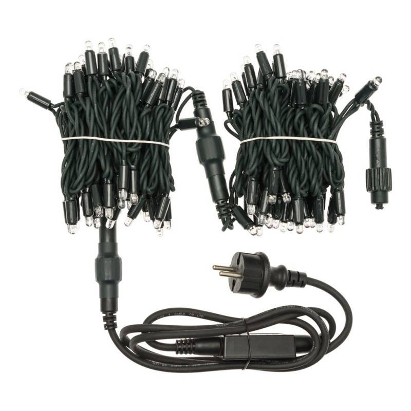Lotti - Guirlande lumineuse extérieure flash 10M 120 LED blanc chaud prolongeable 230V IP67 Lotti - Image 4