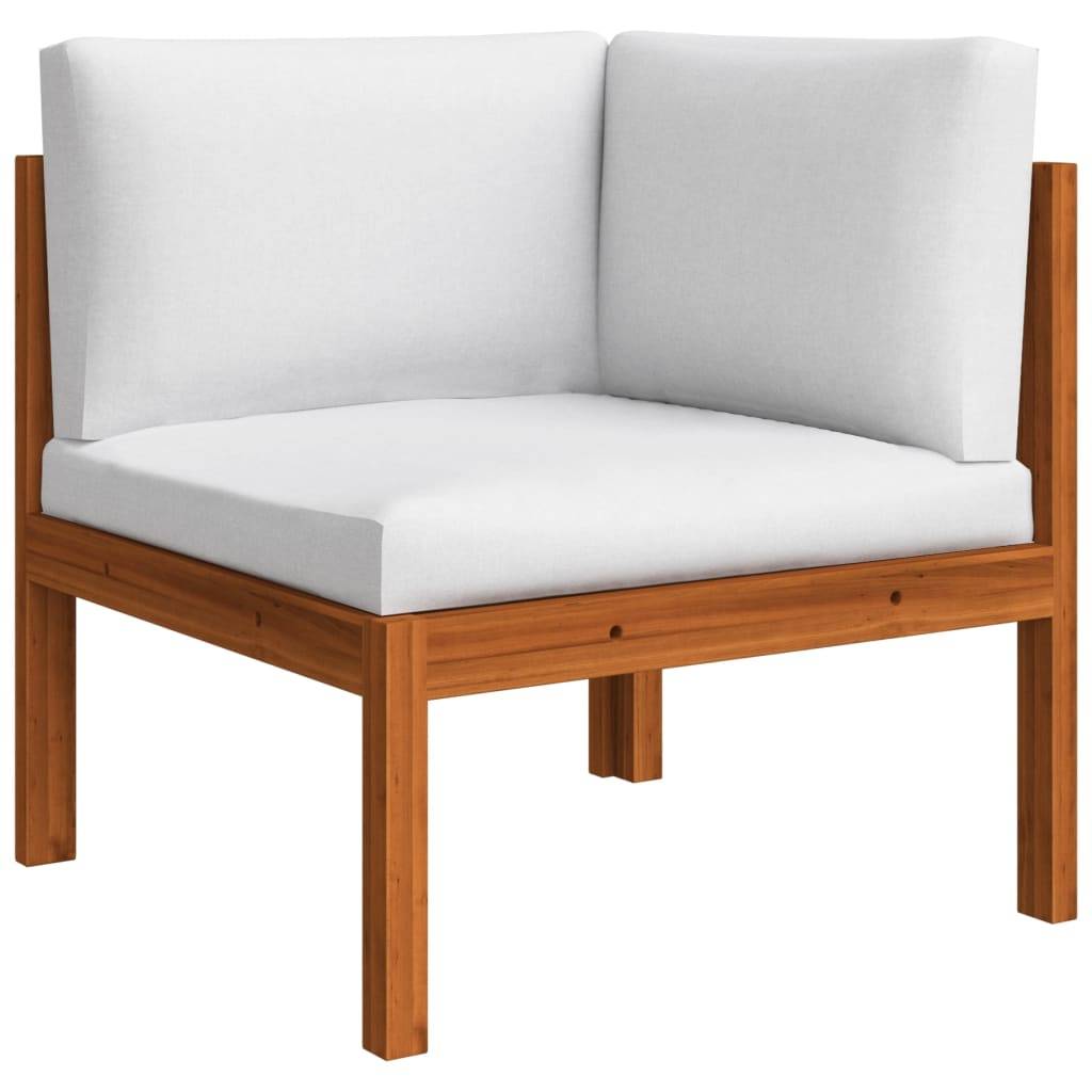 Vidaxl - Salon de jardin 5 pièces avec coussins Crème 63 x 63 cm vidaXL 3057902 - Image 10