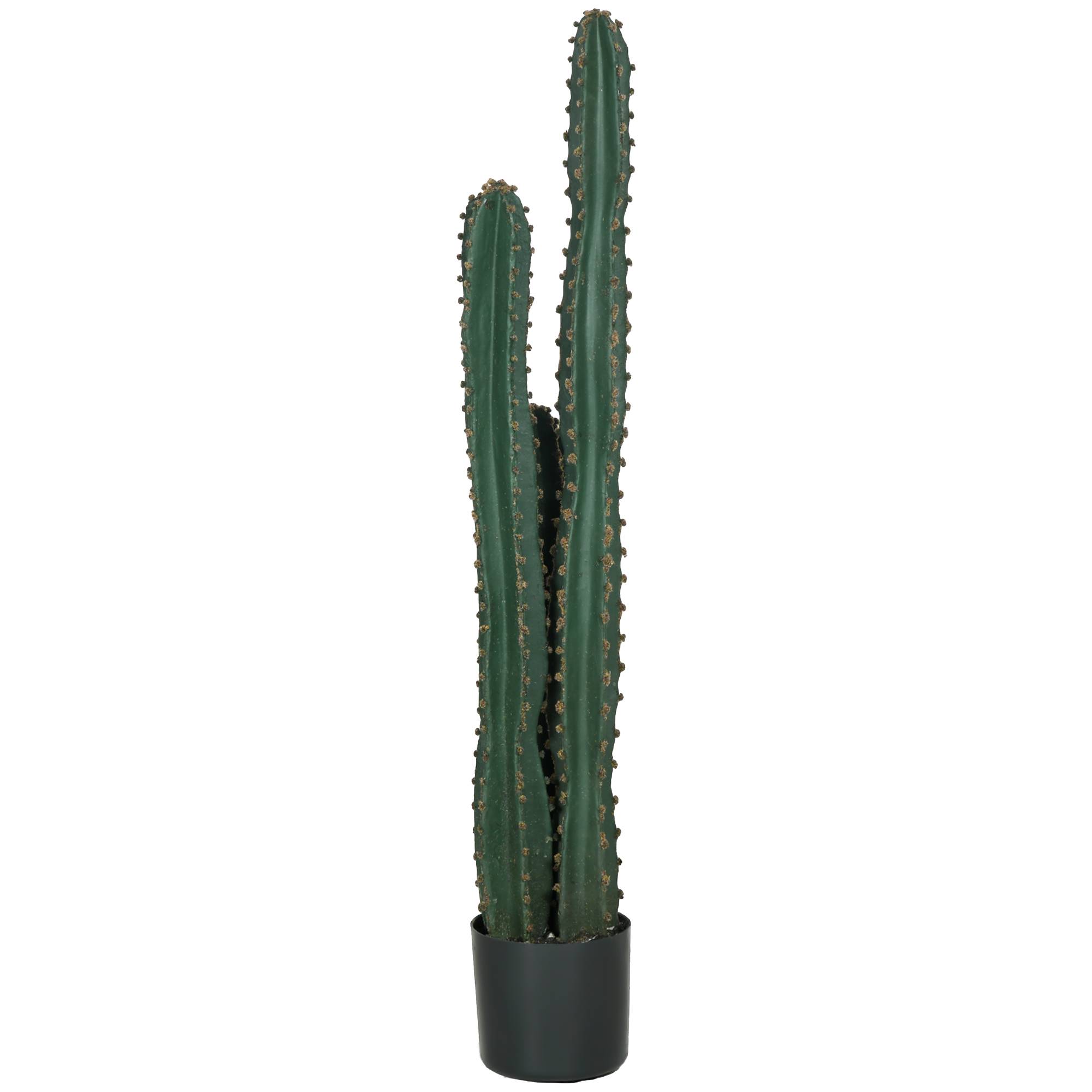 Cactus artificiel grand réalisme plante artificielle grande taille dim. Ø 18 x 120H cm - Image 2