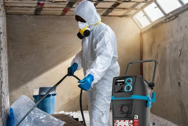 Aspirateur de sécurité eau et poussières dangereuses DIAM - ASP-E35H - Image 3