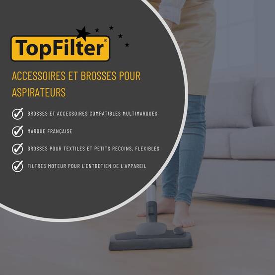 Embout d'aspirateur plumeau flexible TopFilter - Image 4