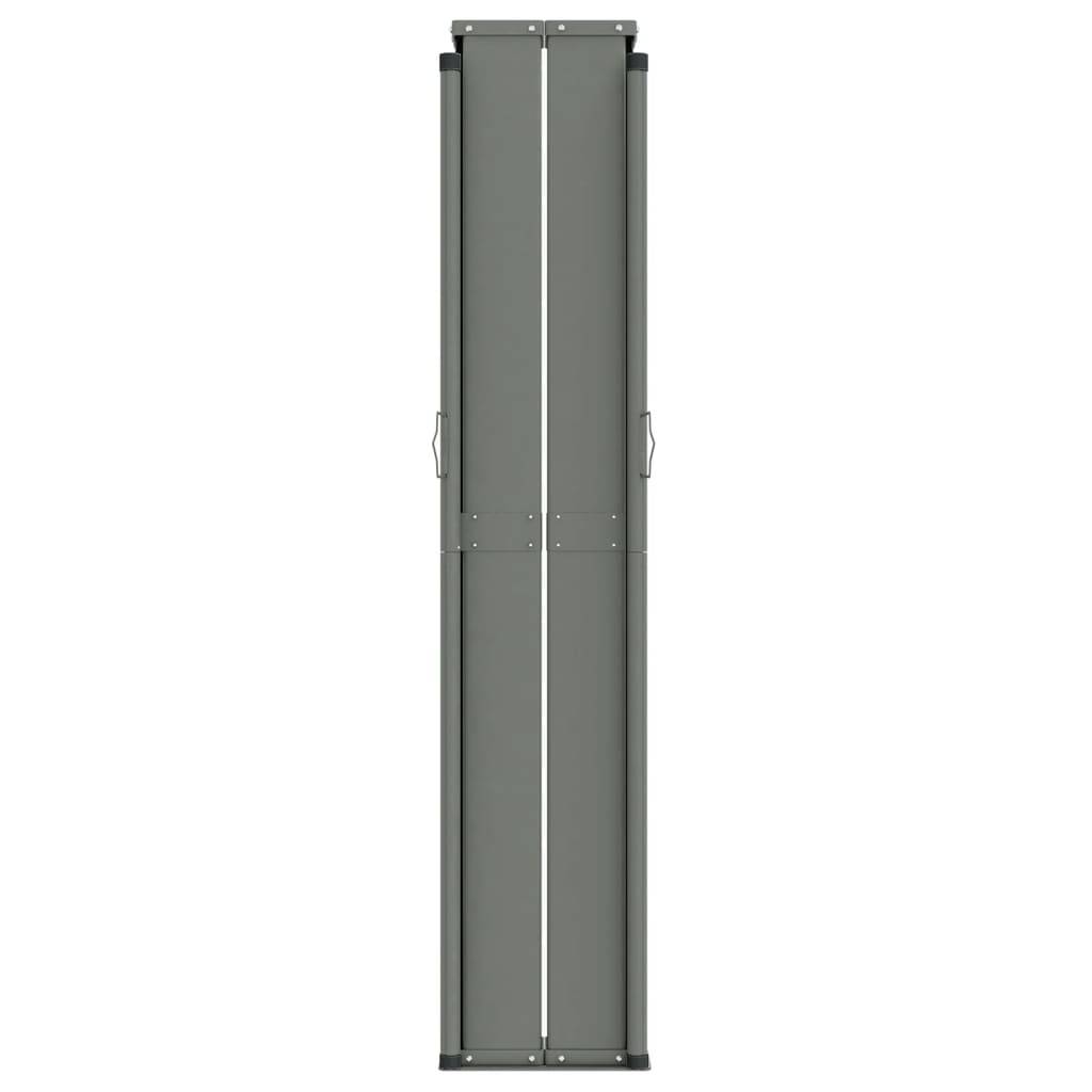 Helloshop26 - Auvent paravent store brise-vue latéral rétractable de patio jardin terrasse balcon protection visuelle écran 220 x 1200 cm noir - Image 3