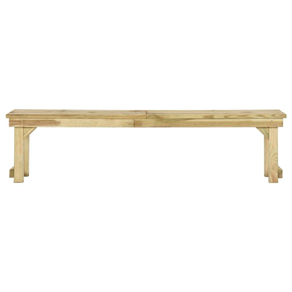 Helloshop26 - Banc de jardin meuble de patio d'extérieur terrasse 180 x 38 x 45 cm bois de pin imprégné - Image 2
